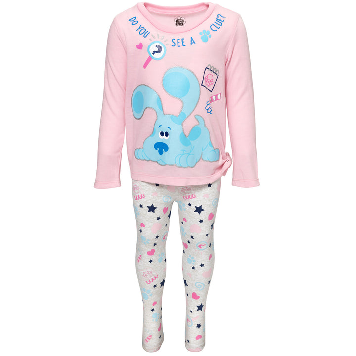 Blue's Clues & You! Knotted Long Sleeve T-Shirt & Leggings