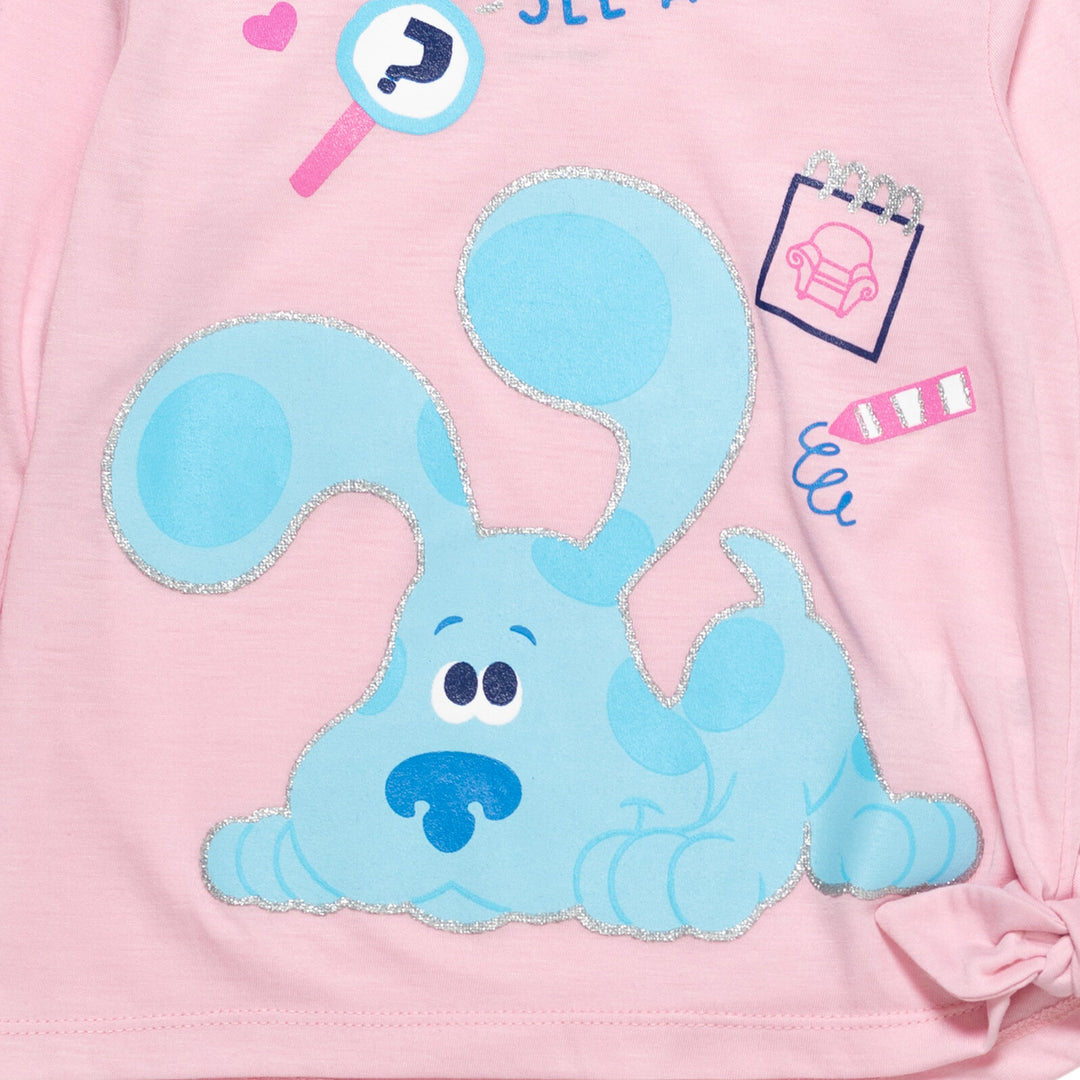 Blue's Clues & You! Knotted Long Sleeve T-Shirt & Leggings