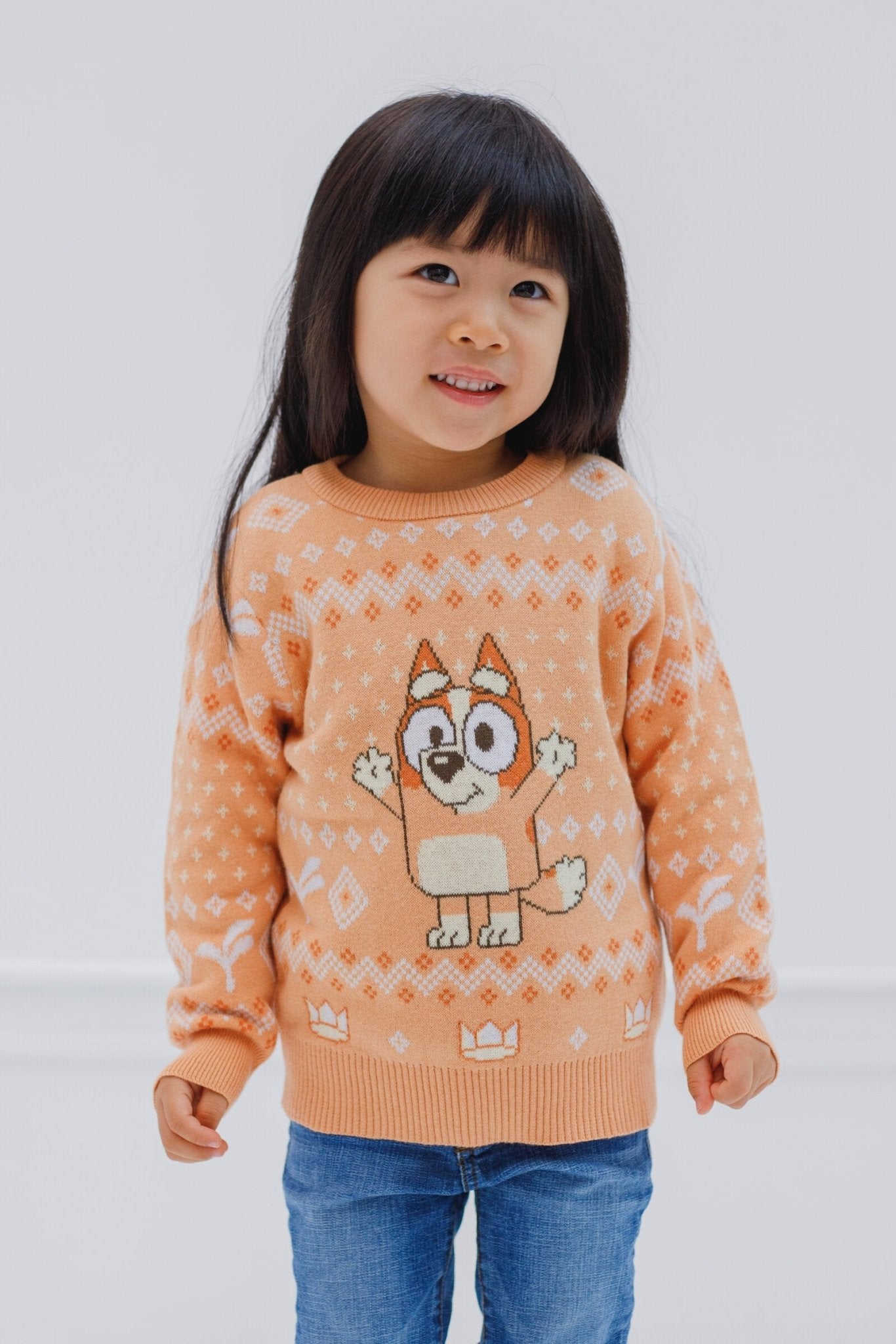 Bluey Bingo Cotton Gauze Long Sleeve Sweater - imagikids