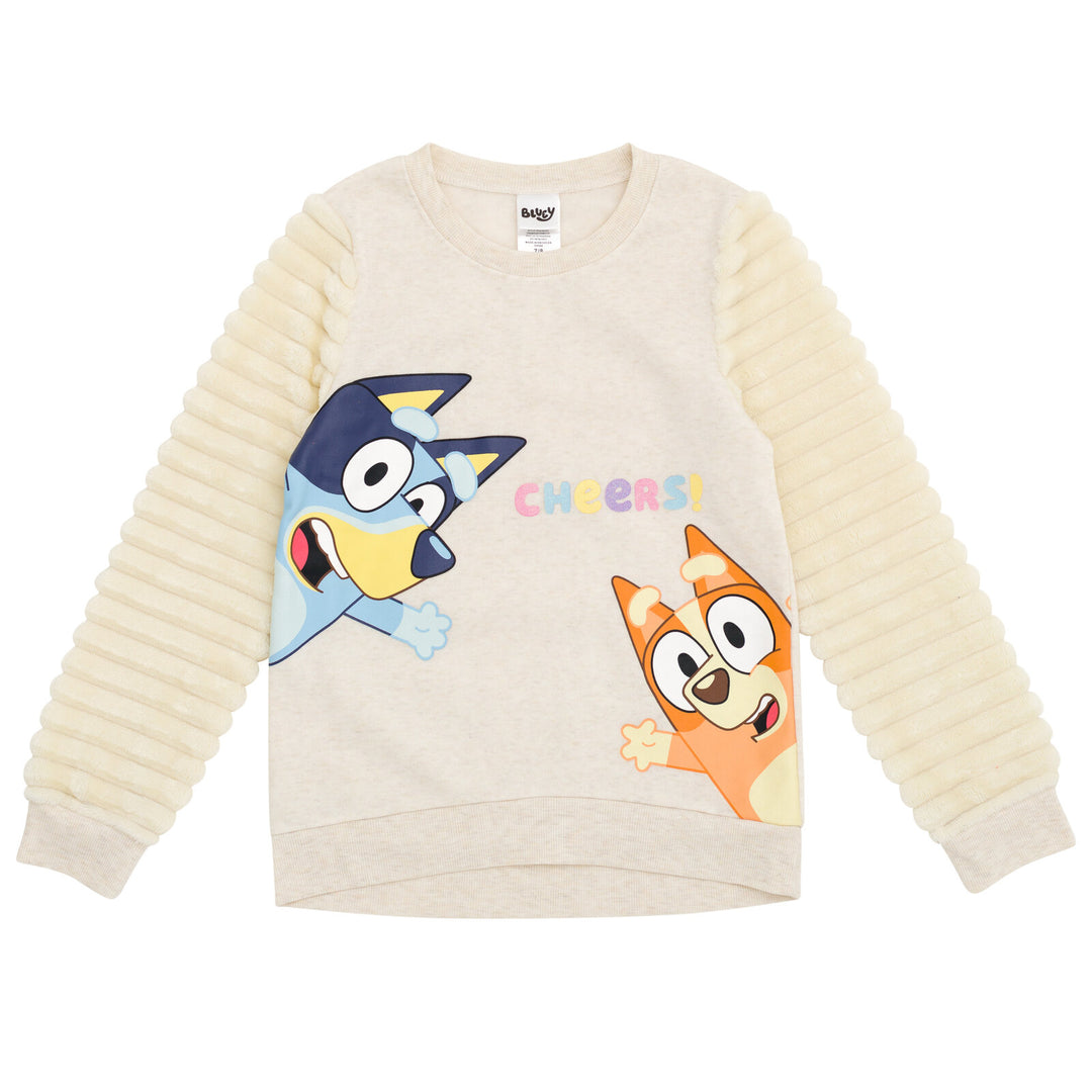Bluey'-sweater in joggingstof - ROSE - Babymeisje - 12.00 Bluey'-sweater in joggingstof - ROSE - Babymeisje - 12.00