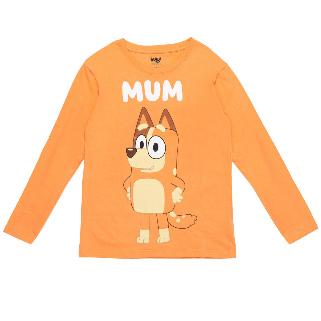 Bluey Chilli Mom Matching Family Long Sleeve T - Shirt - imagikids