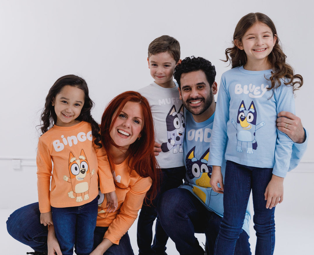 Bluey Chilli Mom Matching Family Long Sleeve T - Shirt - imagikids