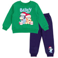 Bluey Christmas Fleece Sweatshirt and Jogger Pants Outfit Set