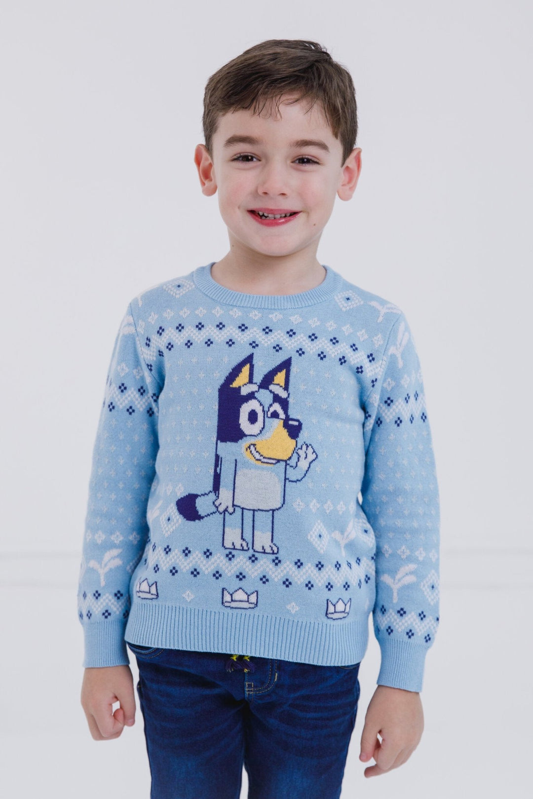 Bluey Cotton Gauze Long Sleeve Sweater - imagikids