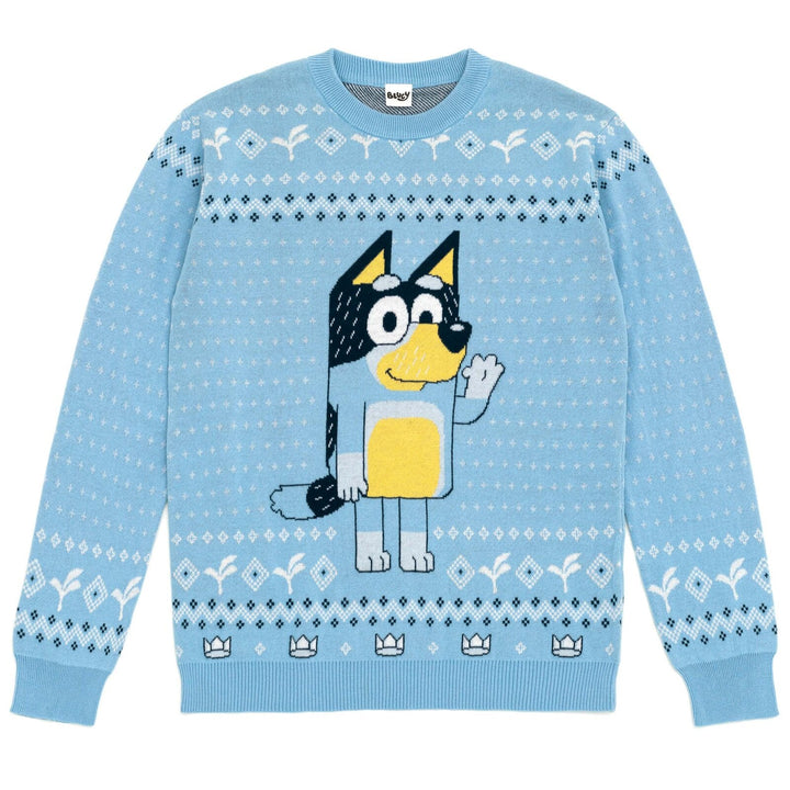 Bluey Cotton Gauze Long Sleeve Sweater - imagikids