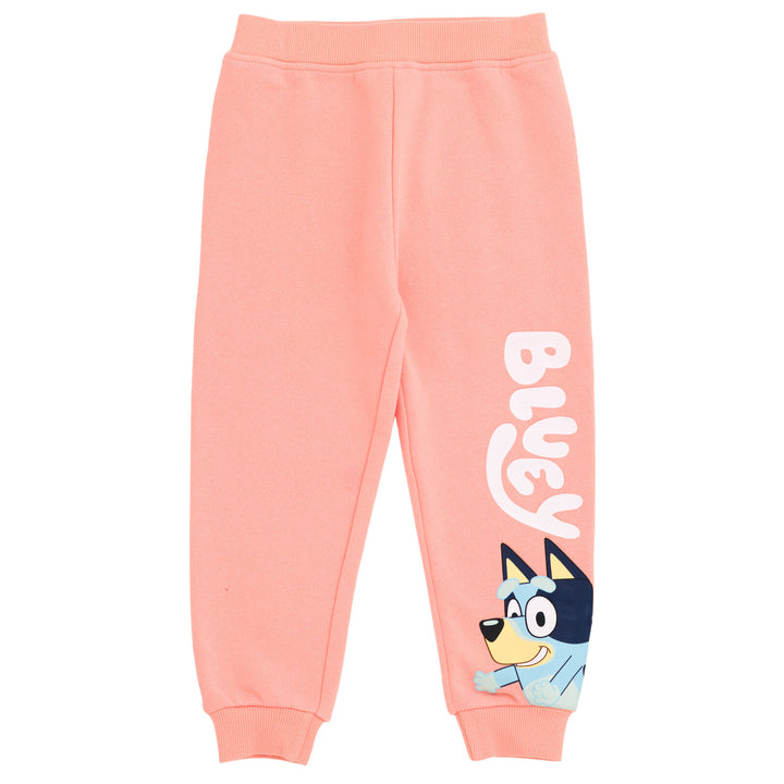 Bluey Fleece Crossover Sweatshirt and Jogger Pants Outfit Set