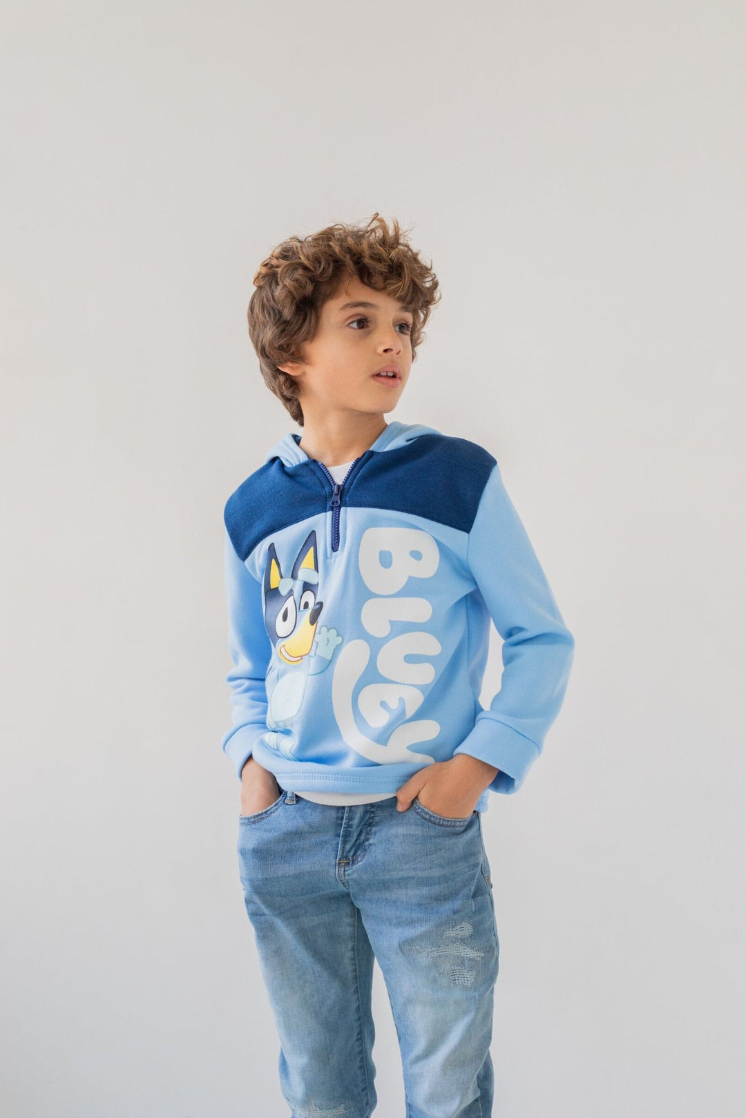 Bluey Fleece Half Zip Hoodie - imagikids