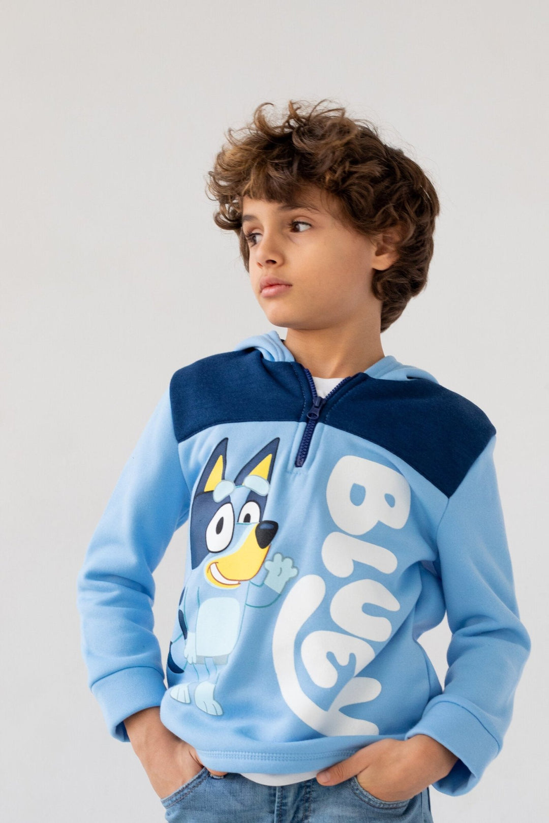 Bluey Fleece Half Zip Hoodie - imagikids