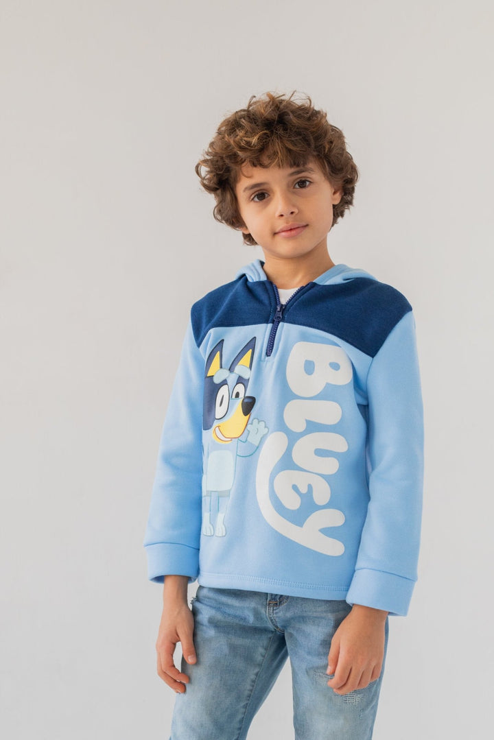 Bluey Fleece Half Zip Hoodie - imagikids