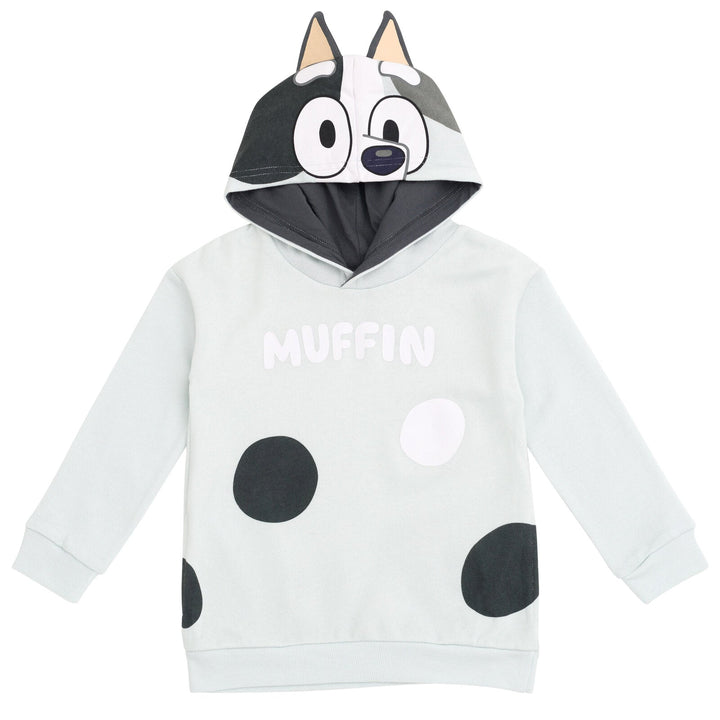 Bluey Fleece Matching Family Cosplay Pullover Hoodie - imagikids