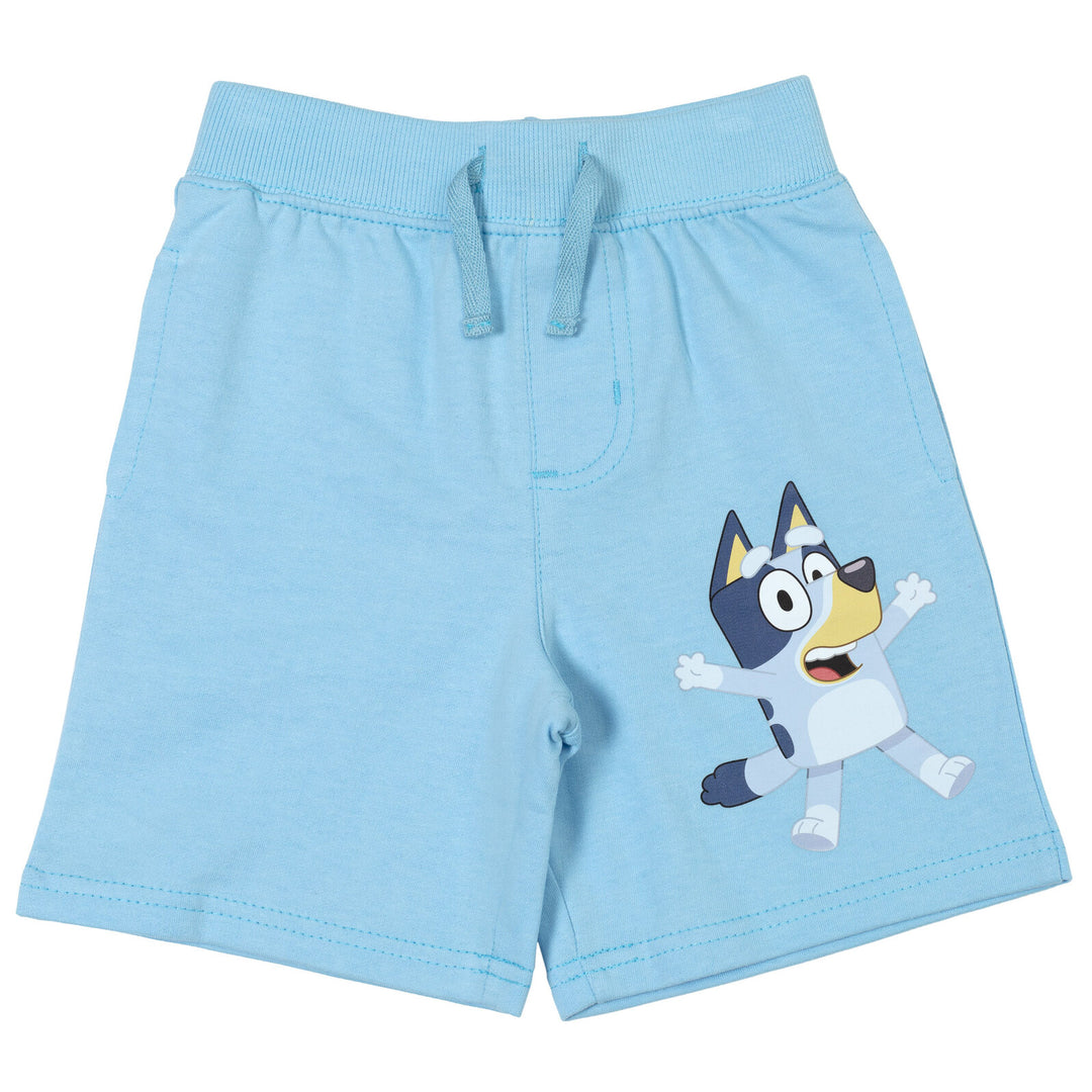 Pack de 2 pantalones cortos Bluey French Terry