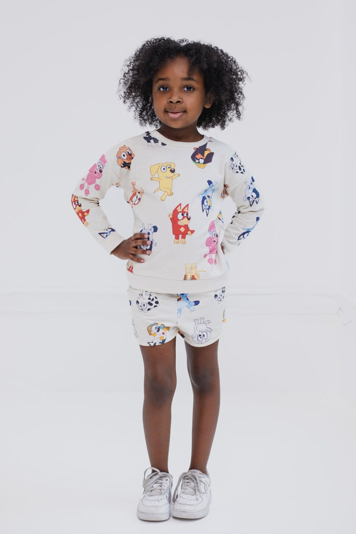 Bluey French Terry Sweatshirt and Shorts - imagikids