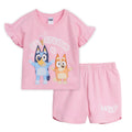 Bluey French Terry T-Shirt and Shorts Outfit Set