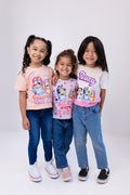 Bluey Girls 3 Pack T-Shirts Toddler to Big Kid
