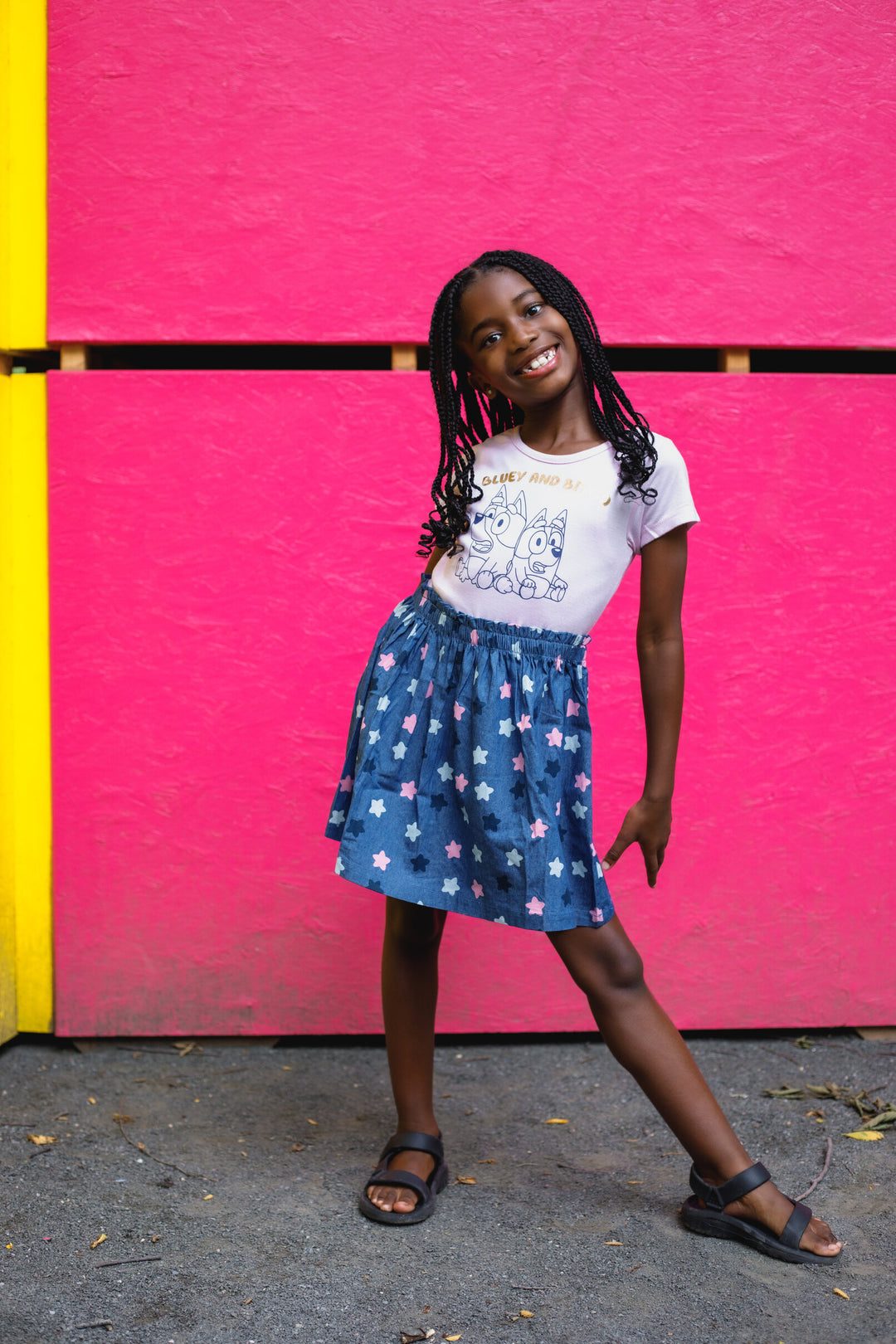 bluey dress toddler Bluey Toddler Girl Print Skater Dress, Sizes 12m-5t