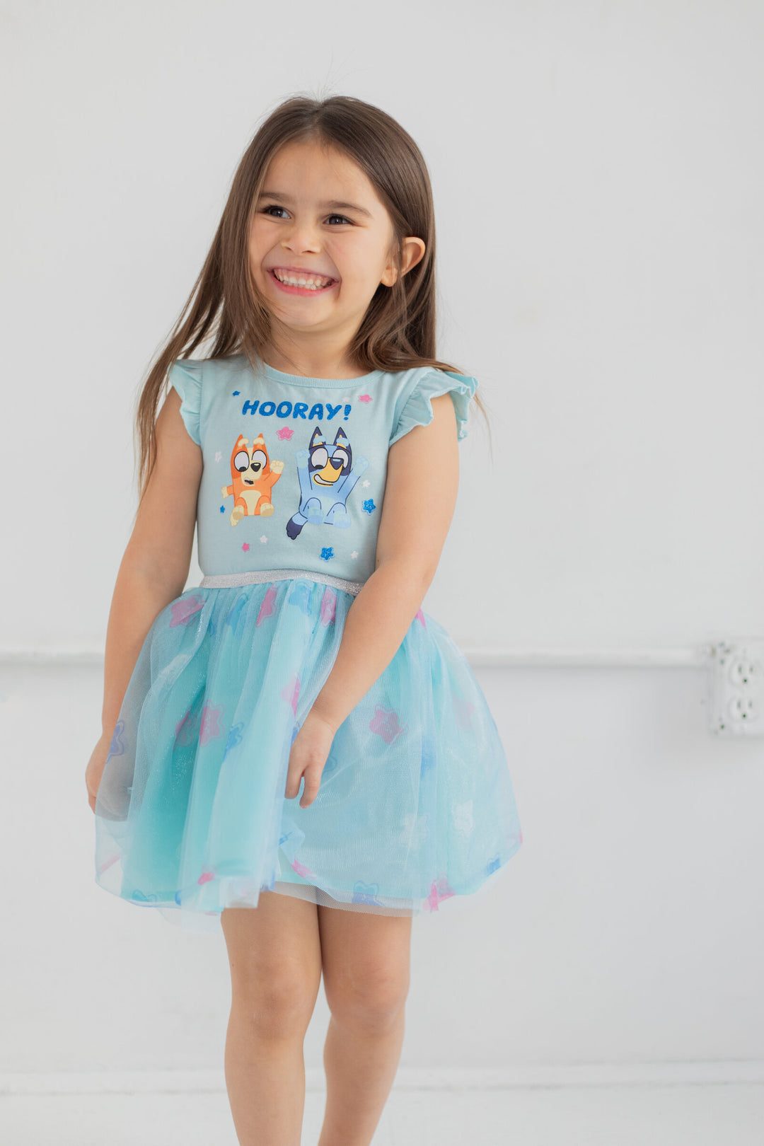 Bluey Toddler Girls Bingo Dress to - Blue Bluey Toddler Girls Bingo Dress to - Blue