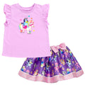 Bluey Girls Tank Top and Satin Skirt Outfit Set Toddler to Big Kid