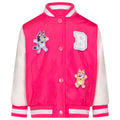 Bluey Girls Varsity Bomber Jacket Toddler to Big Kid