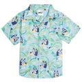 Bluey Hawaiian Button Down Dress Shirt