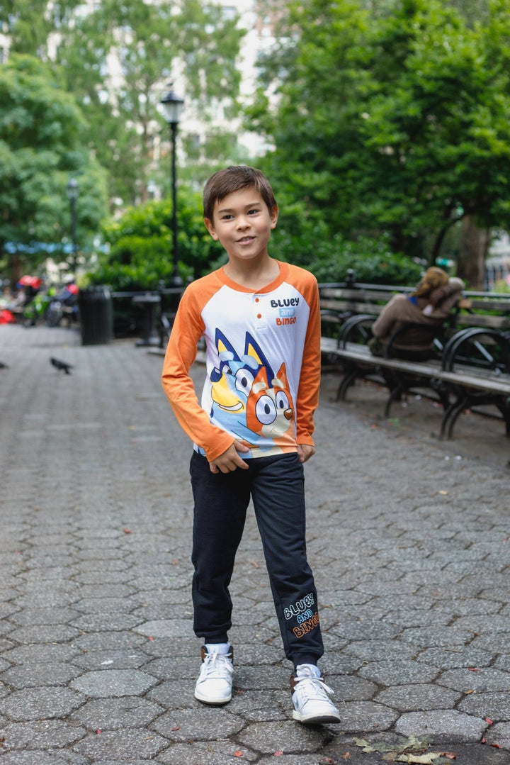 Bluey Henley T - Shirt and French Terry Pants - imagikids