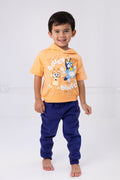 Bluey Hooded T-Shirt and Fleece Jogger Pants Outfit Set