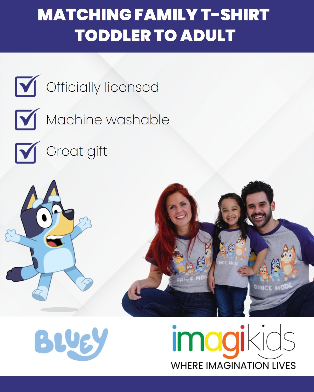 Bluey Matching Family T-Shirt - imagikids