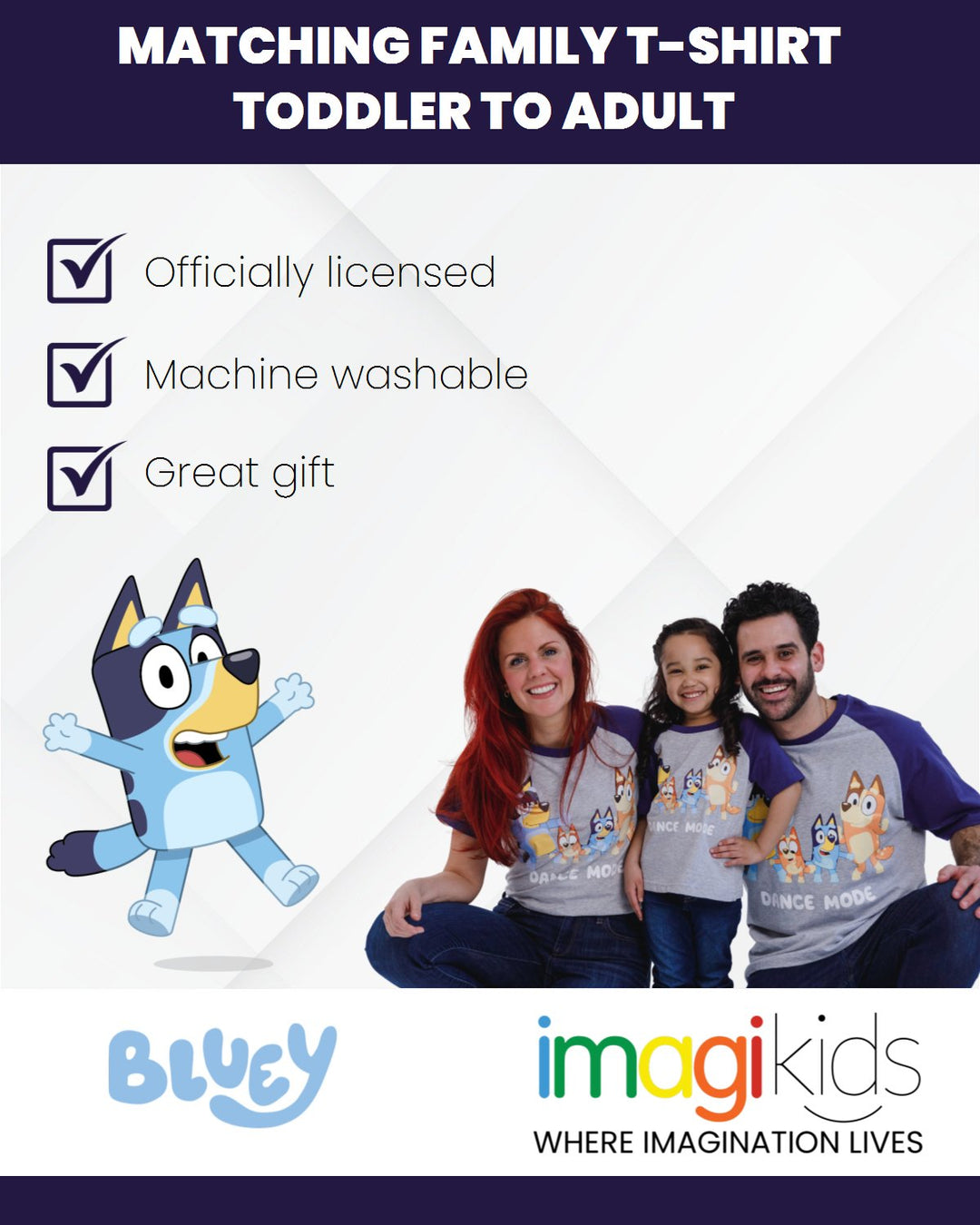 Bluey Matching Family T-Shirt - imagikids