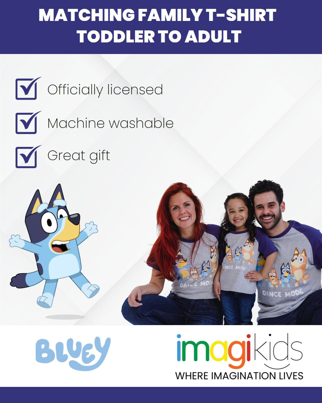 Bluey Matching Family T - Shirt - imagikids