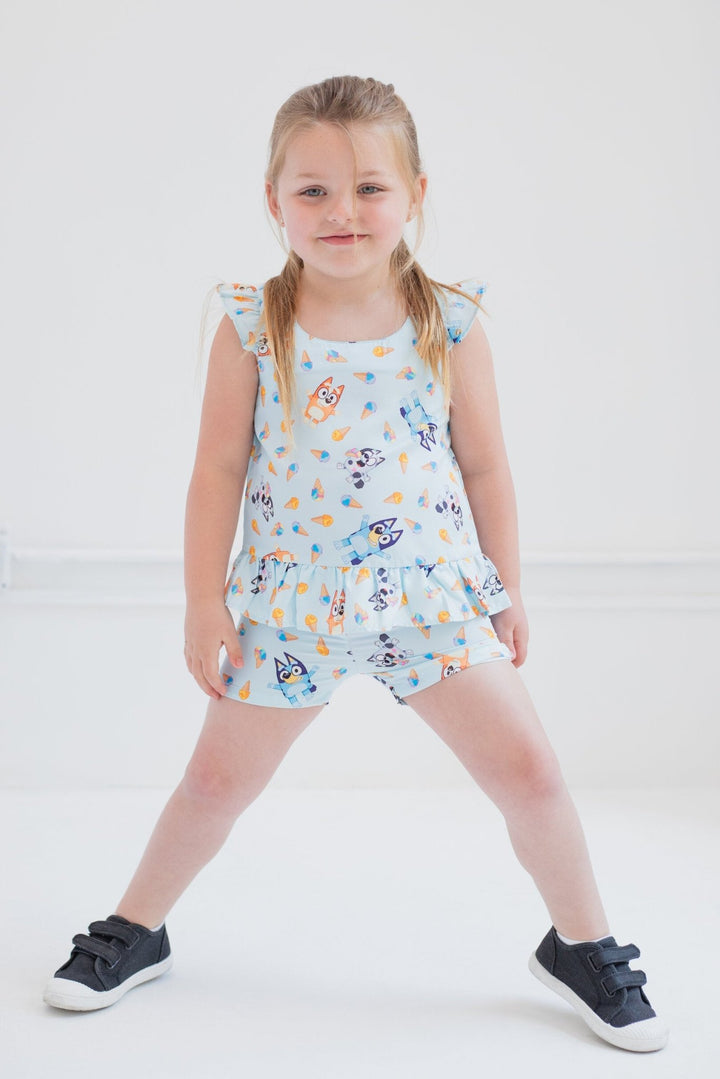 Bluey Matching Family Tank Top and Shorts Outfit Set - imagikids