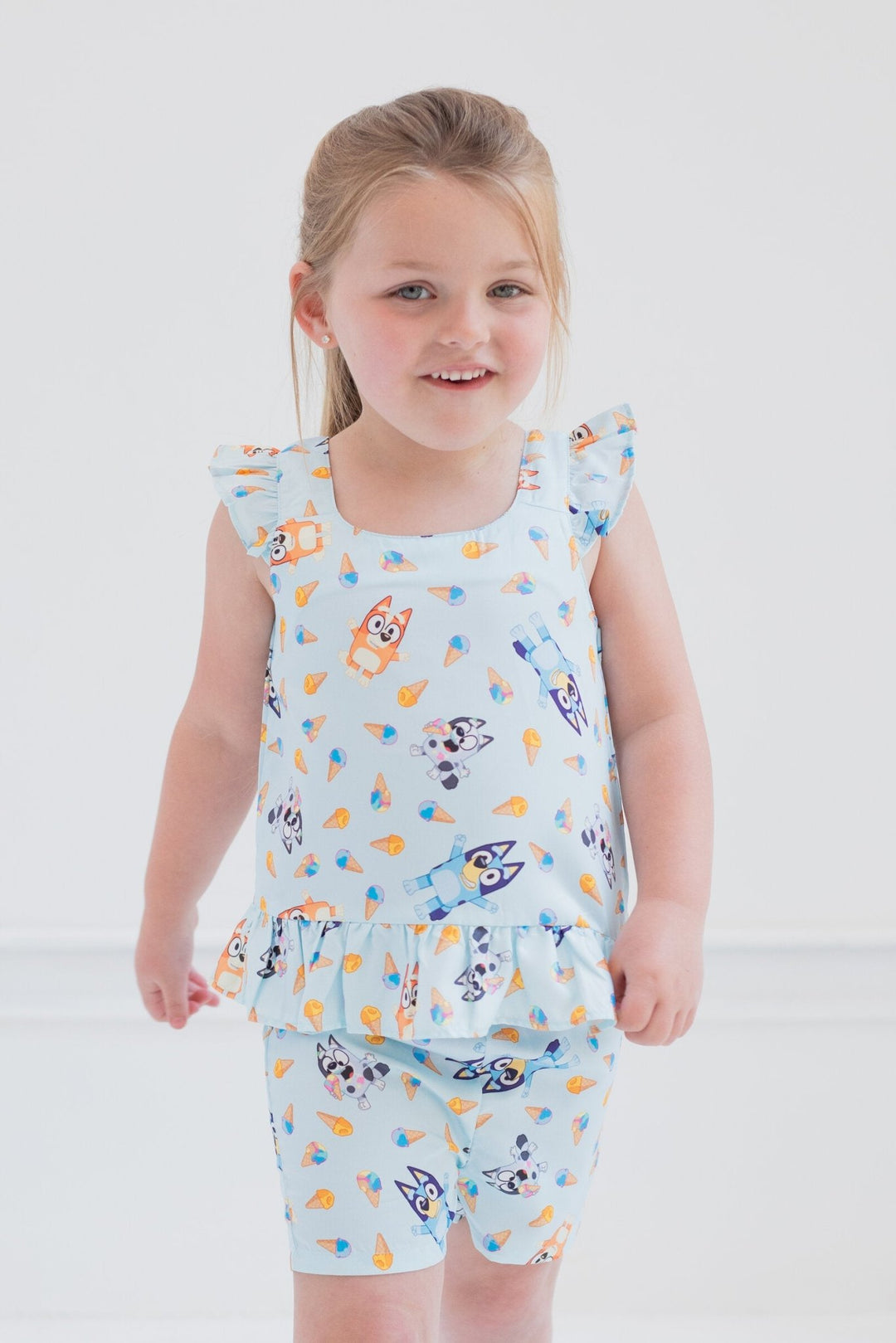 Bluey Matching Family Tank Top and Shorts Outfit Set - imagikids