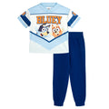 Bluey Mesh V-neck T-Shirt and French Terry Jogger Pants Outfit Set