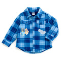 Bluey Plaid Flannel Shacket Toddler