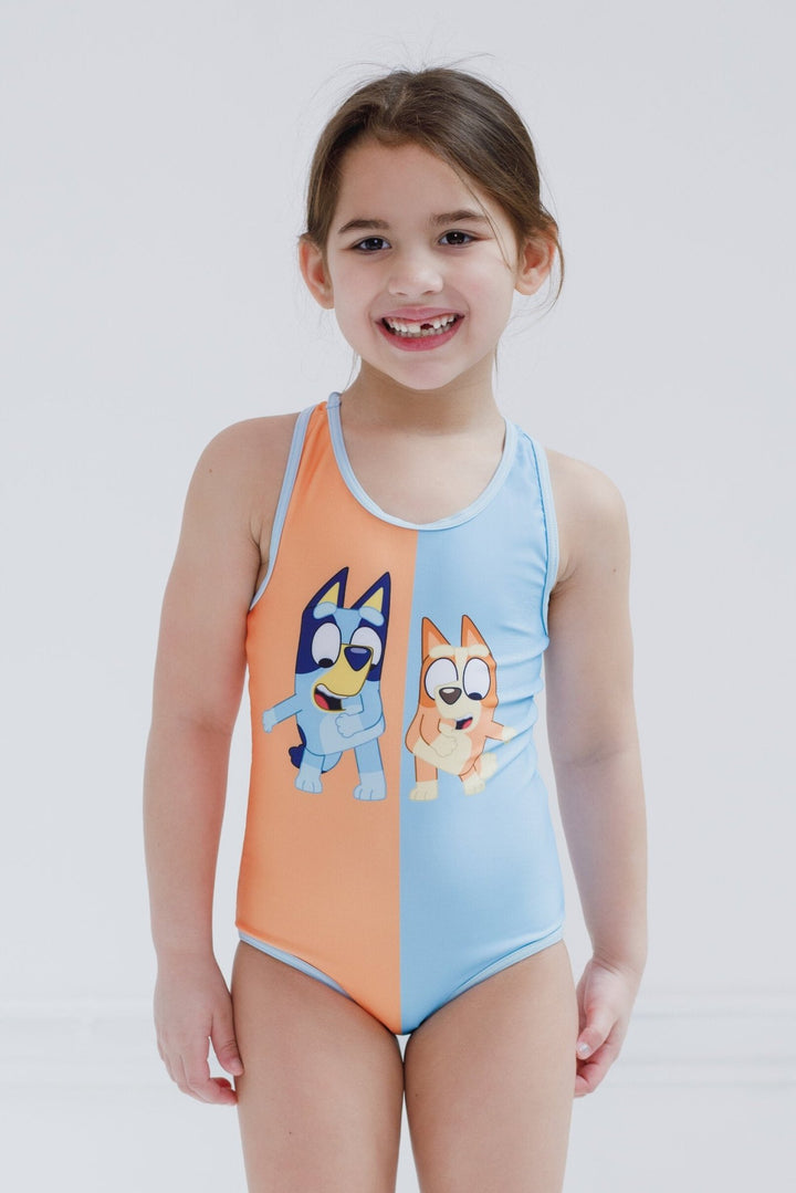 Bluey Racerback UPF 50+ One Piece Bathing Suit - imagikids