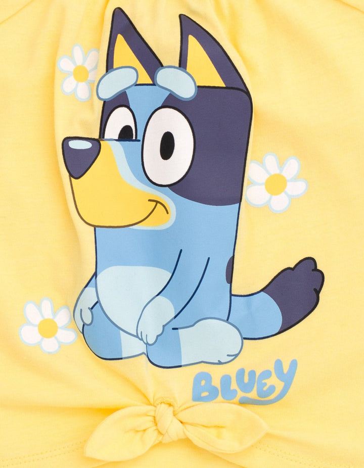 Bluey Square Neck T - Shirt and Skirt - imagikids