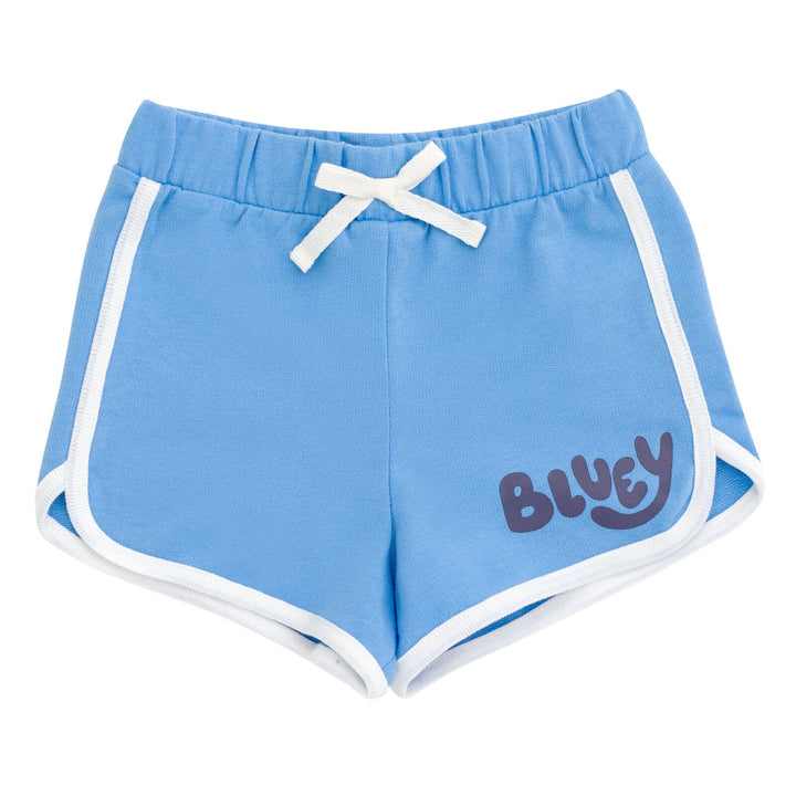 Bluey T - Shirt and French Terry Dolphin Shorts Outfit Set - imagikids