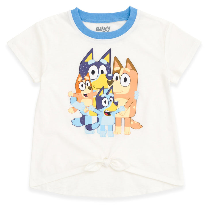 Bluey T - Shirt and French Terry Dolphin Shorts Outfit Set - imagikids