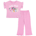 Bluey T-Shirt and Ribbed Flare Leggings Outfit Set