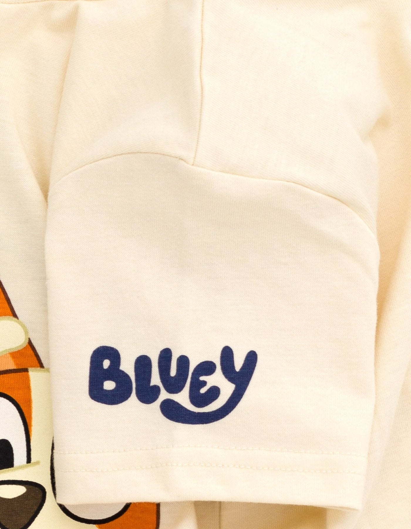 Bluey T-Shirt Chambray Shorts and Twill Bucket Sun Hat 3 Piece Outfit Set - imagikids