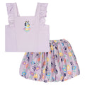 Bluey Tank Top and Bubble Skort Outfit Set