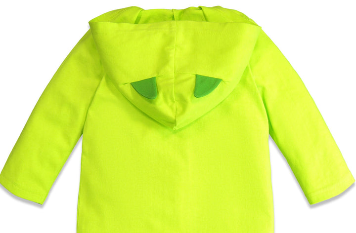 Monsters Inc. Matching Family Cosplay Hooded One Piece Mike Lime Green