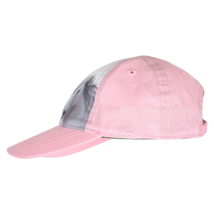 John Deere Baby Girls' Cotton Twill Baseball Cap Pink White