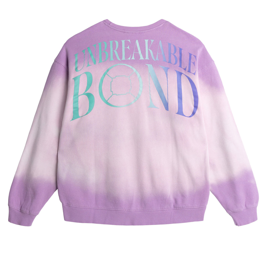 Wicked Women's Fleece Crewneck Pullover Glinda Elphaba Purple