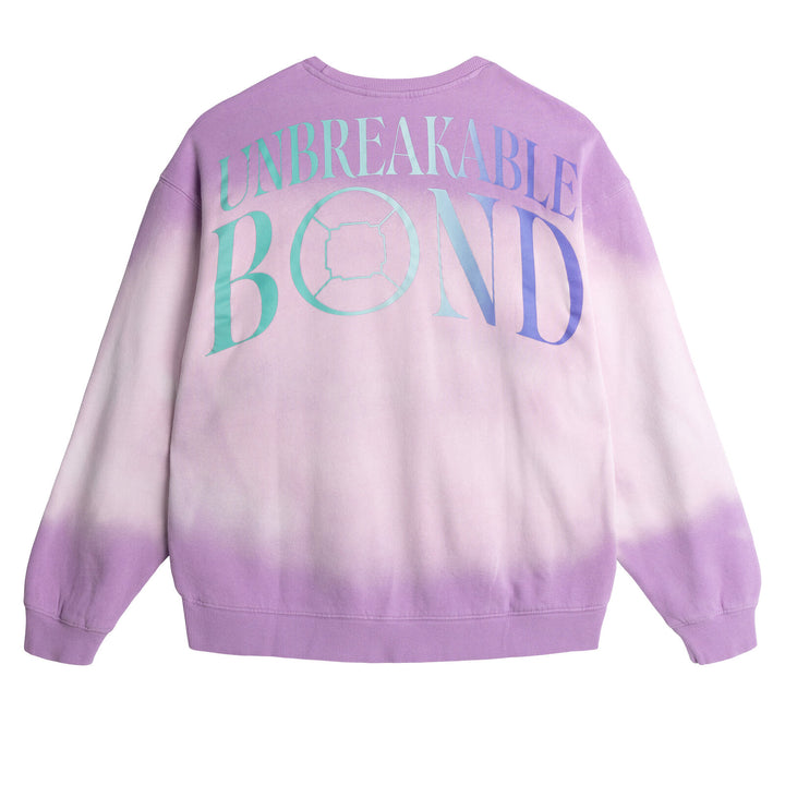 Wicked Women's Fleece Crewneck Pullover Glinda Elphaba Purple