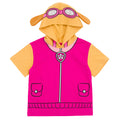 Paw Patrol Skye Girls' Cosplay Hooded T-Shirt Pink Tan