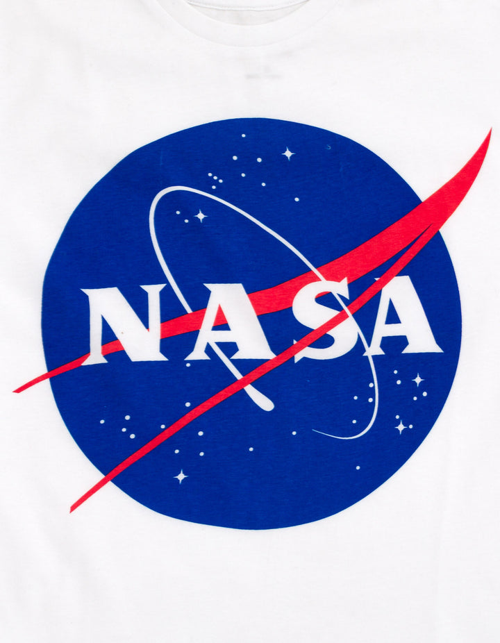 Bentex NASA Girls' 3-Pack Short Sleeve T-Shirts Pink Tie Dye White
