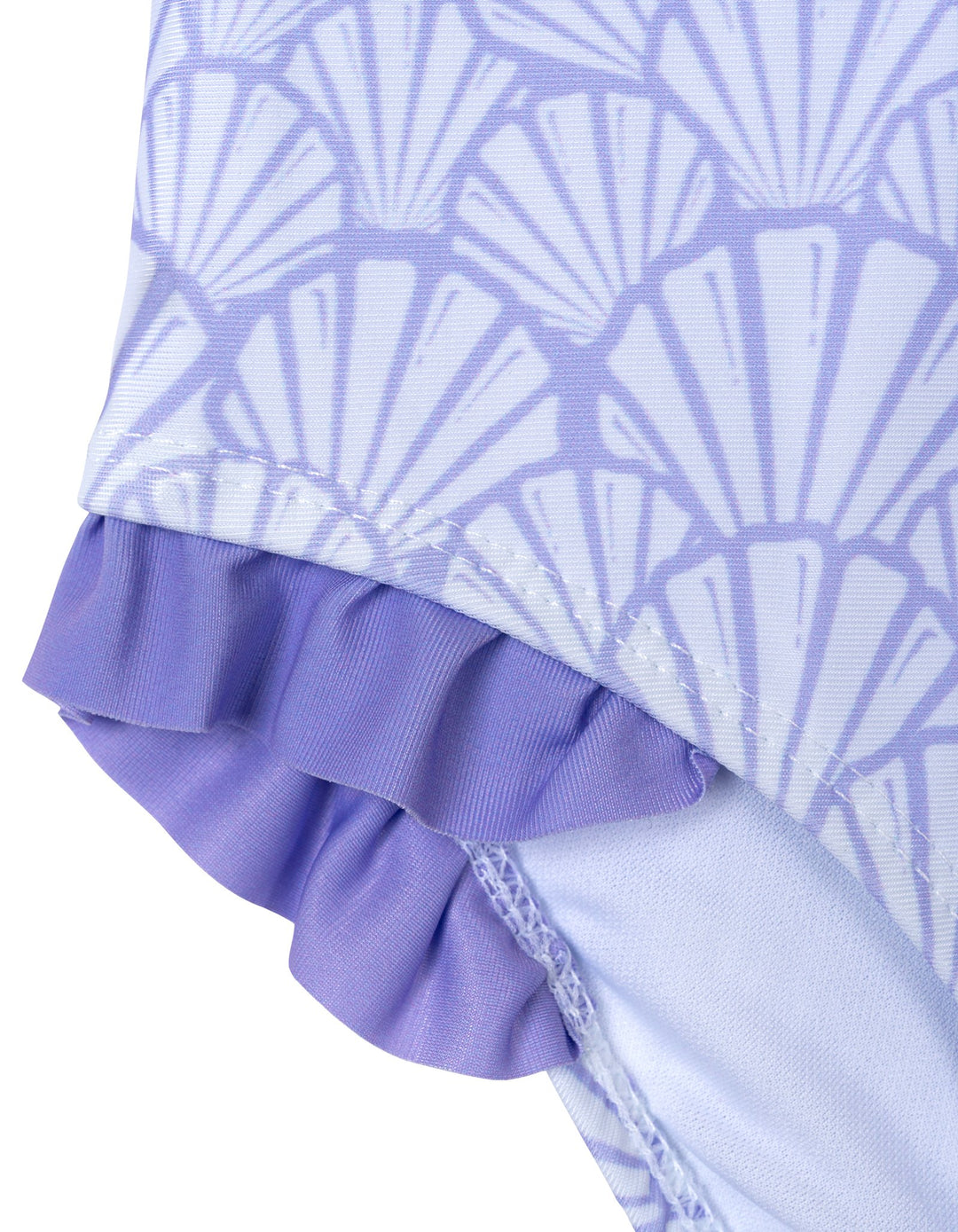 Dreamwave Girls' One Piece Bathing Suit Lavender Seashell