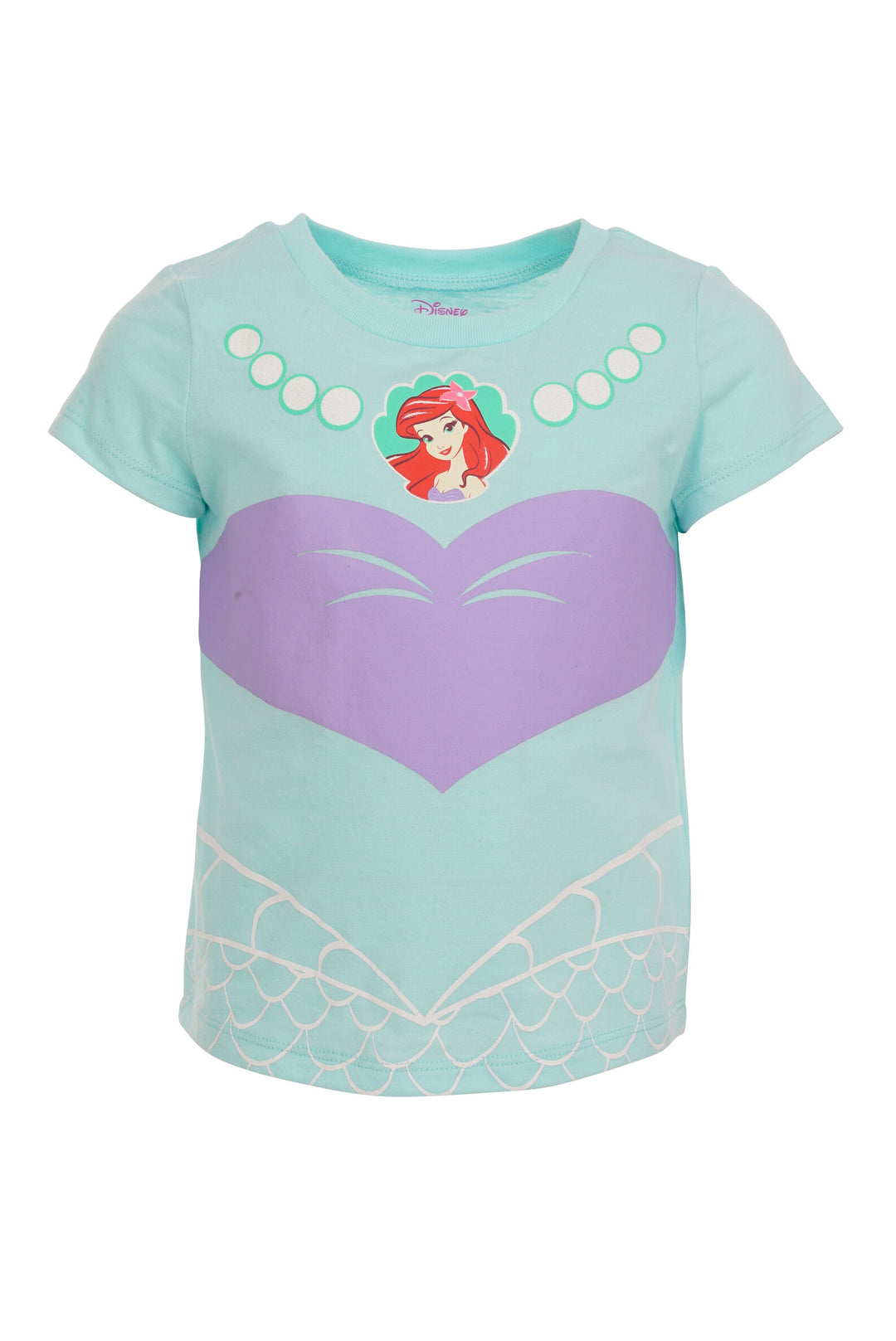 Disney Princess Girls' Cosplay 5-Pack T-Shirts Multi
