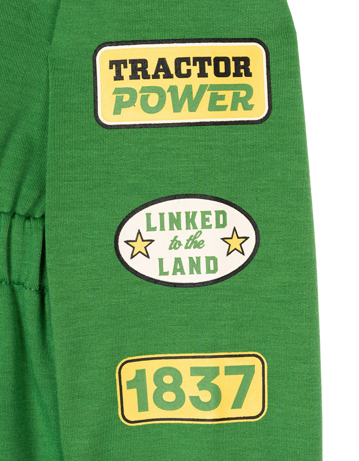 John Deere Boys' Cosplay One Piece Coverall Green Yellow