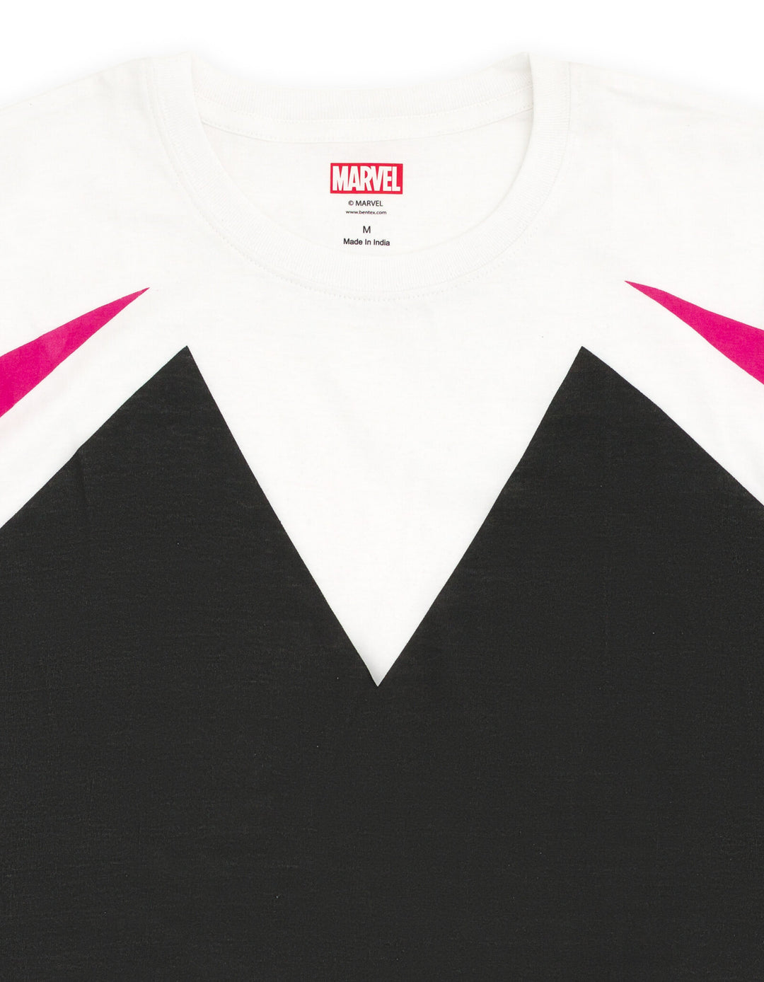Marvel Spider-Verse Girls' Cosplay Short Sleeve T-Shirt White Ghost