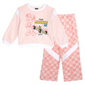 Minnie Mouse Toddler Girls' 2-Piece Fleece Sweatshirt and Pants Set Figaro Pink